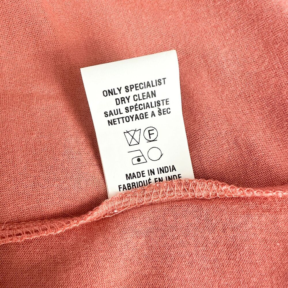 Blank London Anthropologie Top Women LP Pink Coral Embroidery Cottage Bohemian - Picture 4 of 8